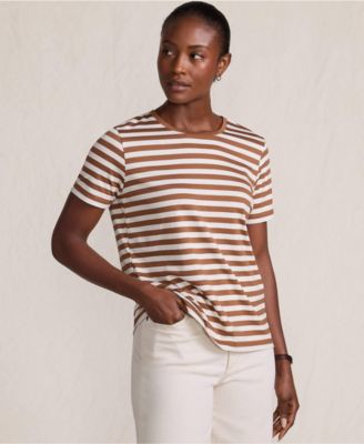 Women's Relaxed Supima Cotton Crew Neck T-Shirt