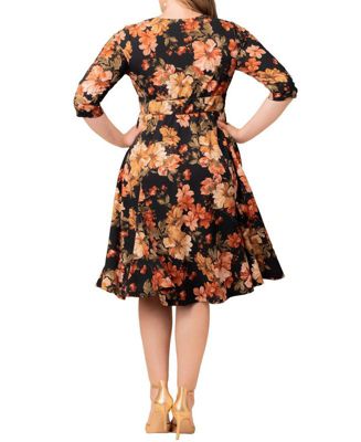 Plus Size Royal Sweetheart Cocktail Dress