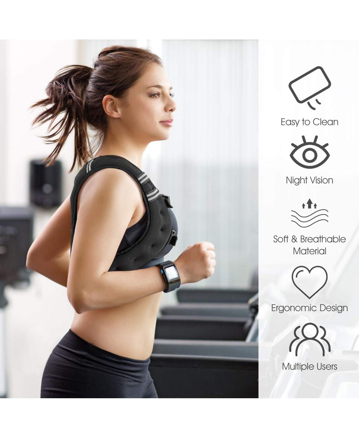 Mecale Training Weight Vest Workout Equipment with Adjustable Buckles and Mesh Bag