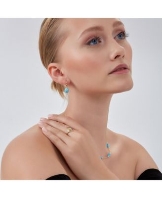 Enamel Arrow Ring In Sterling Silver