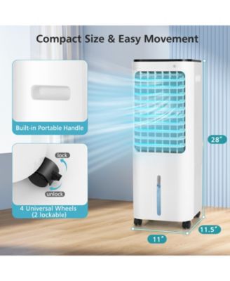 4-in-1 with 12L Water Tank and 4 Ice Boxes, Evaporative Air Cooler