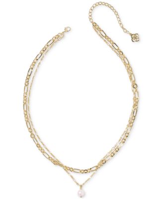 Ashton Multi Strand Necklace, 16" + 3" extender