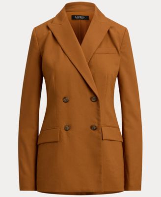 Women's Doeskin Nashill Double Breasted Twill Blazer