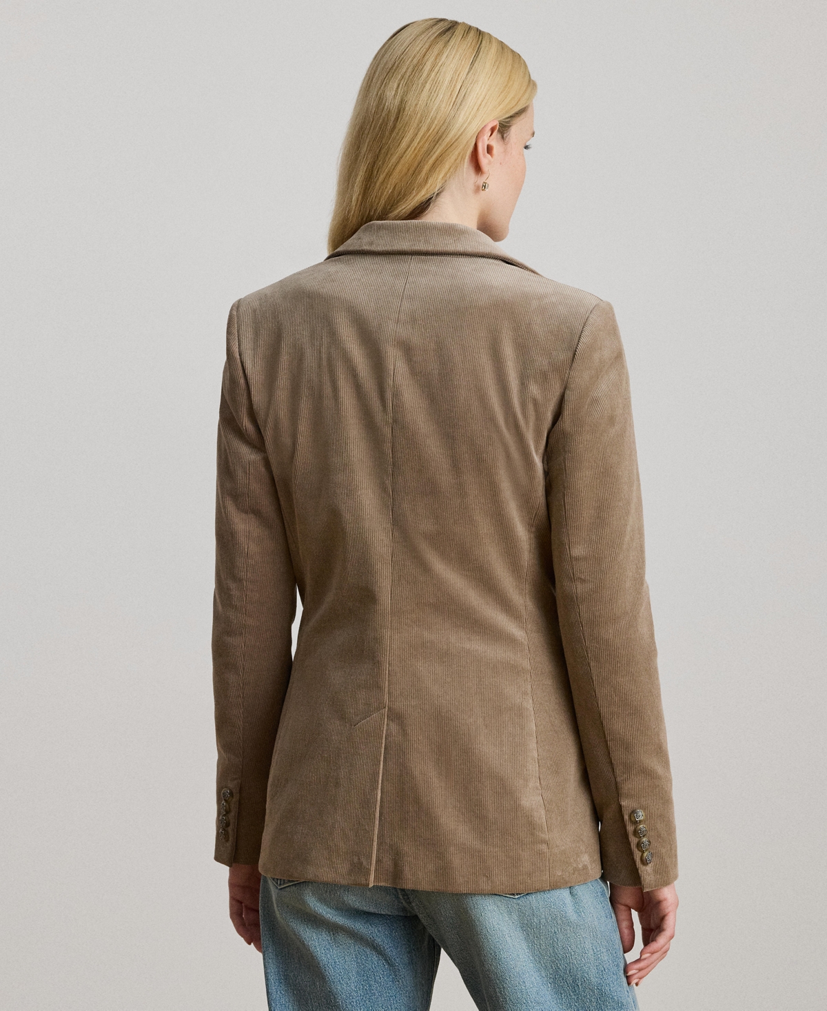 Ralph Lauren Bullion Corduroy Blazer In Brown