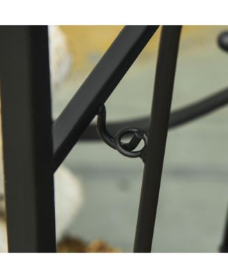 18&amp;#x22; 2-Tier Firewood Log Wood Storage Rack &amp; Accessories