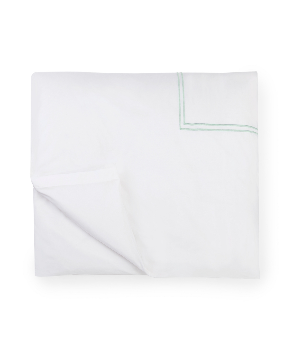 Sferra Grand Hotel Cotton Duvet Cover, Full/queen In White