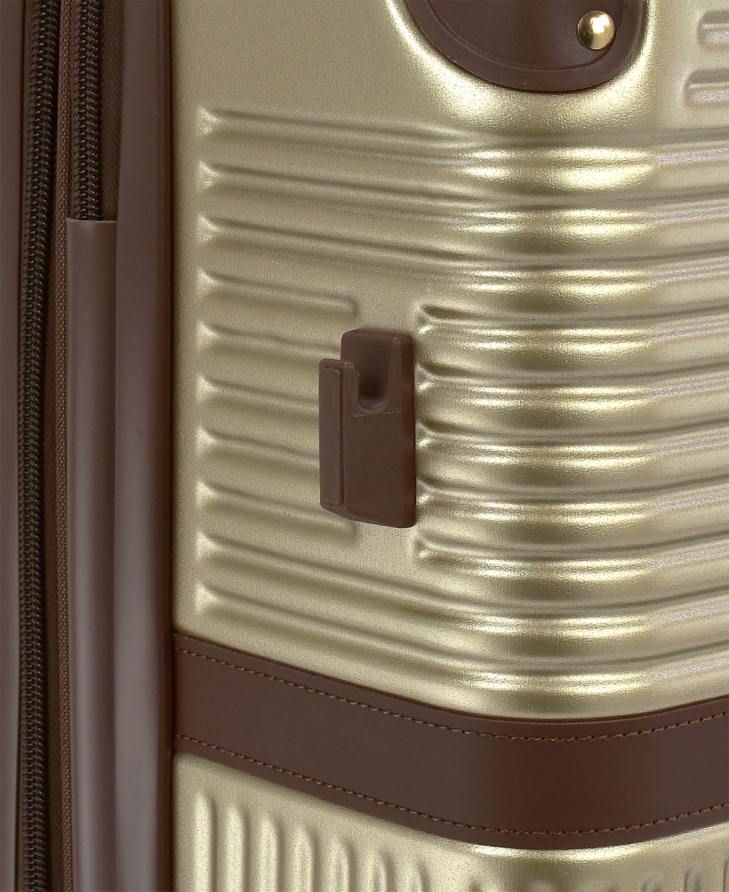 Чемоданы London Fog Brentwood IV 20" Expandable Spinner Carry-On Hardside, цвет: Латте — фото 3