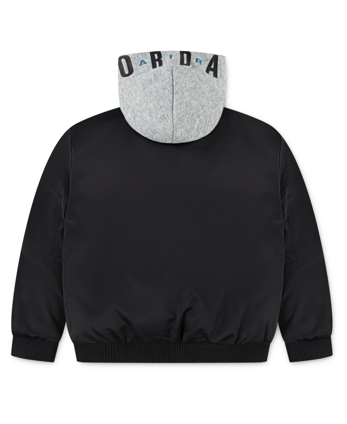 Jordan Big Boys Hooded Bomber Jacket In Black