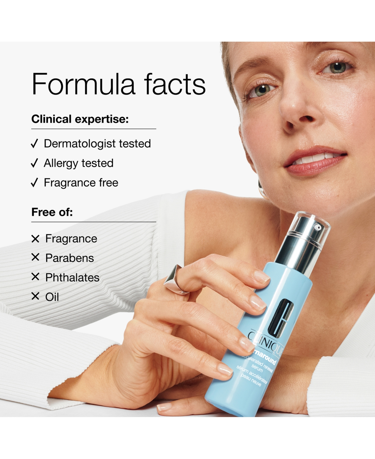 Clinique Turnaround Accelerated Renewal Serum, 30 ml In Transparent