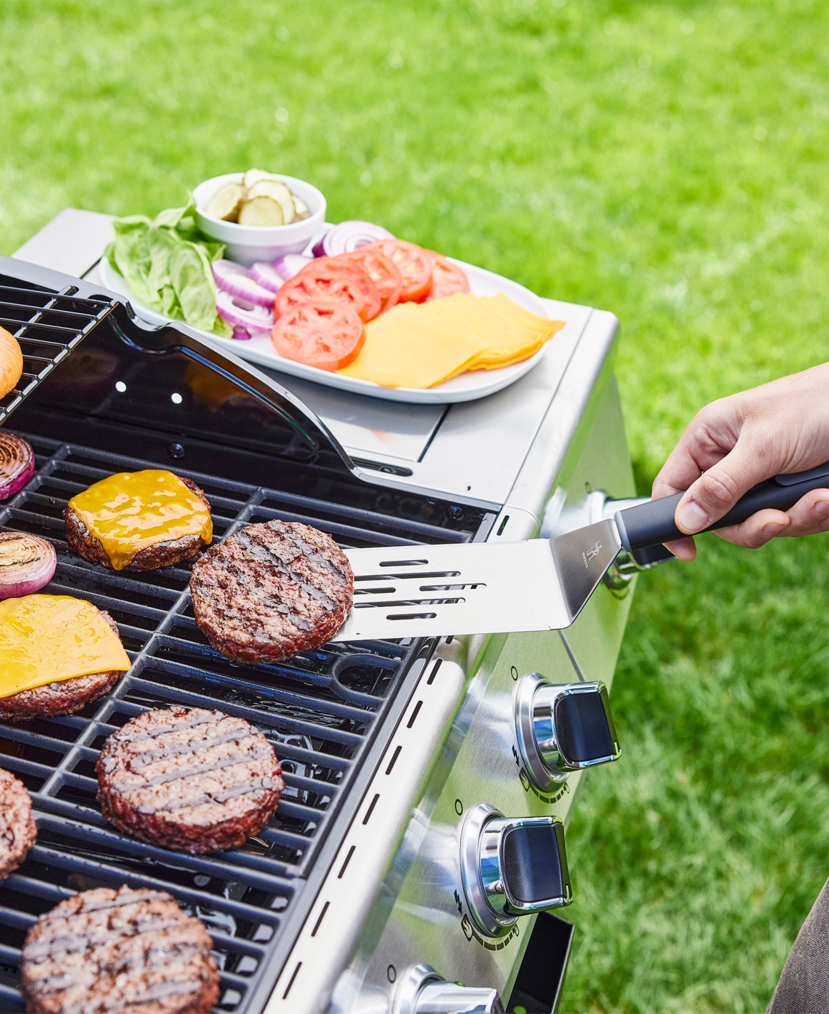 Henckels Bbq 2-pc. Griddle Spatula Set In Multi