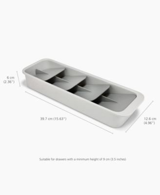 DrawerStore Compact Tiered Cutlery Organizer