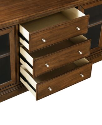 Amren 85" Wooden 4 Doors Console Table