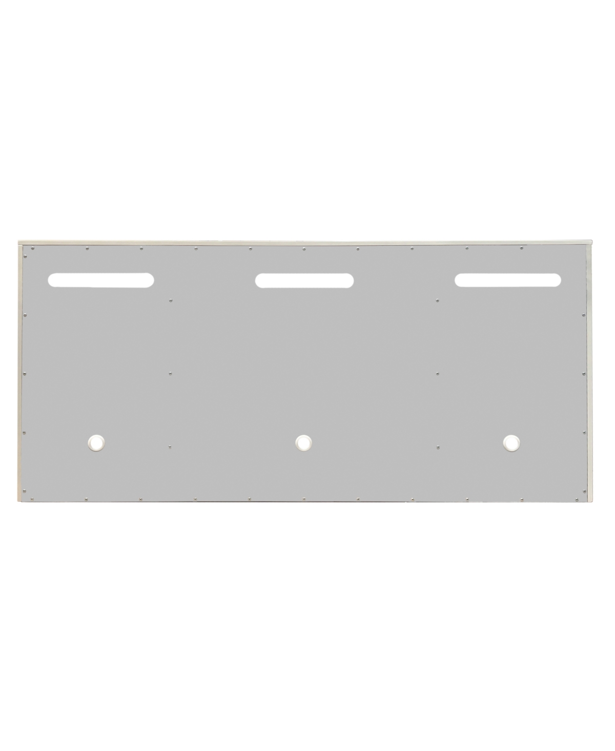 Macy's Furniture 65" Wooden Amren 4 Doors Console Table In Gray
