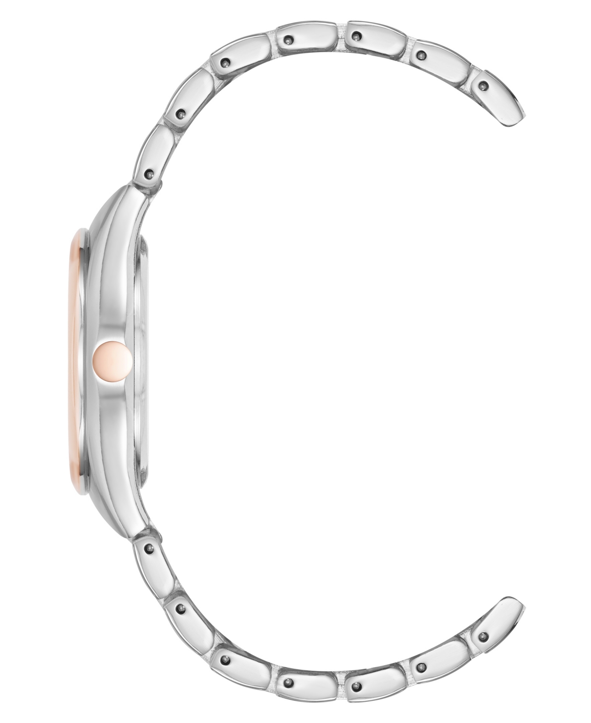 Anne Klein Women's Quartz Easy-to-read Gray And Two-tone Metal Alloy Watch, 34mm