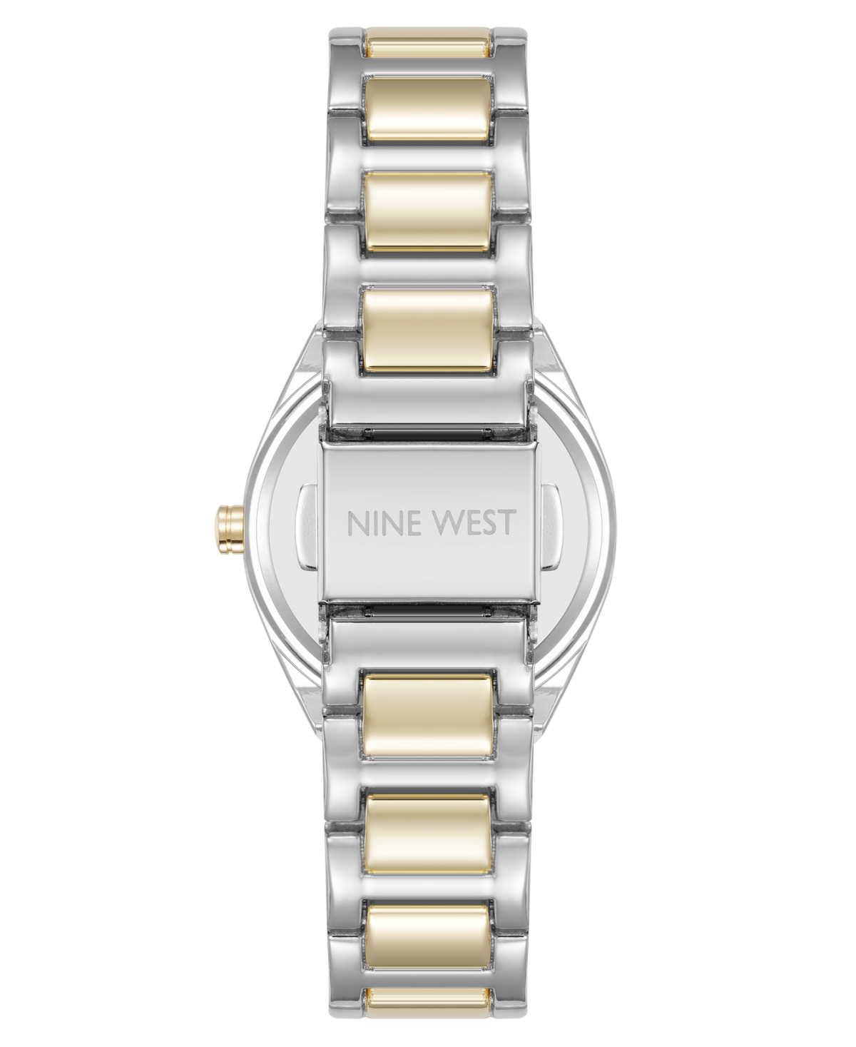 Anne Klein Women's Quartz Minimalist Silver-Tone and Gold-Tone Metal Alloy Watch, 30mm