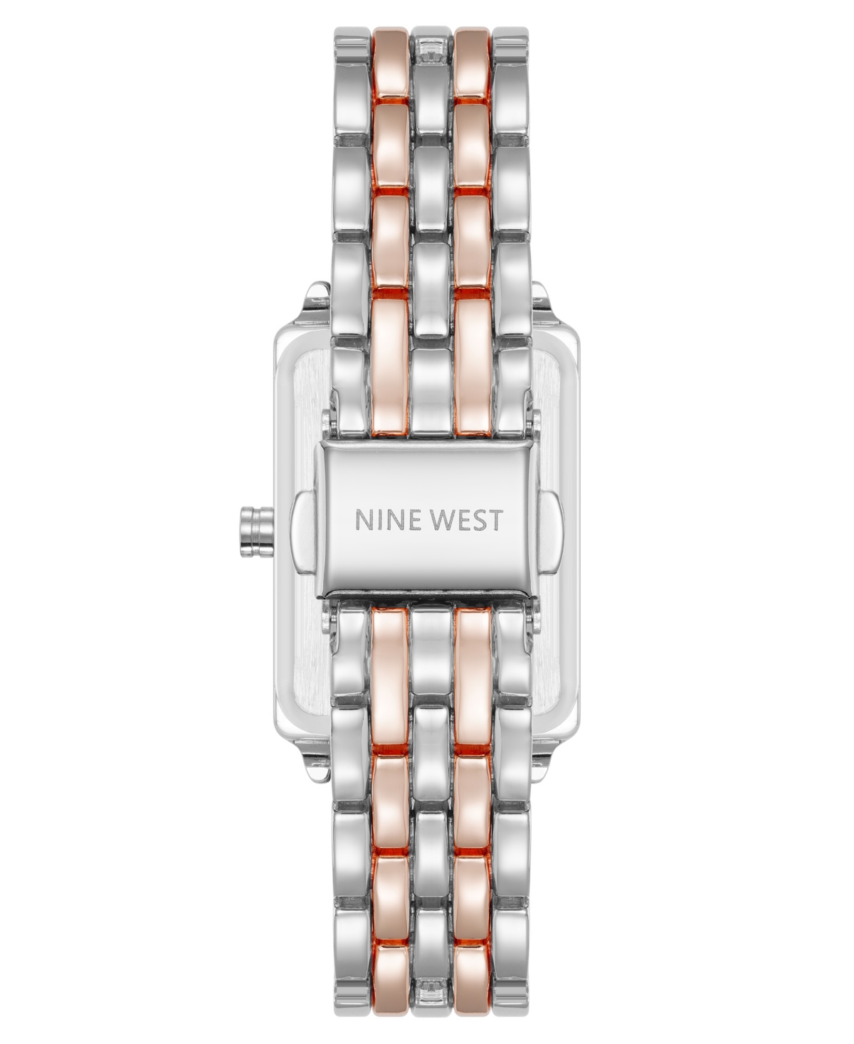Anne Klein Women's Quartz Casual Silver-tone And Rose Gold-tone Metal Alloy Watch, 23mm In Multi