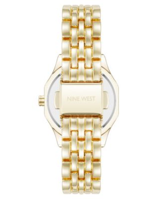 Women's Quartz Exquisite Olive and Gold-Tone Metal Alloy Watch, 28mm