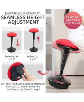 Adjustable Active Sding Stool with Rocking Motion,