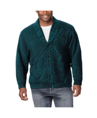 KingSize Men's Shaker Knit Shawl-Collar Cardigan Sweater - Macy's