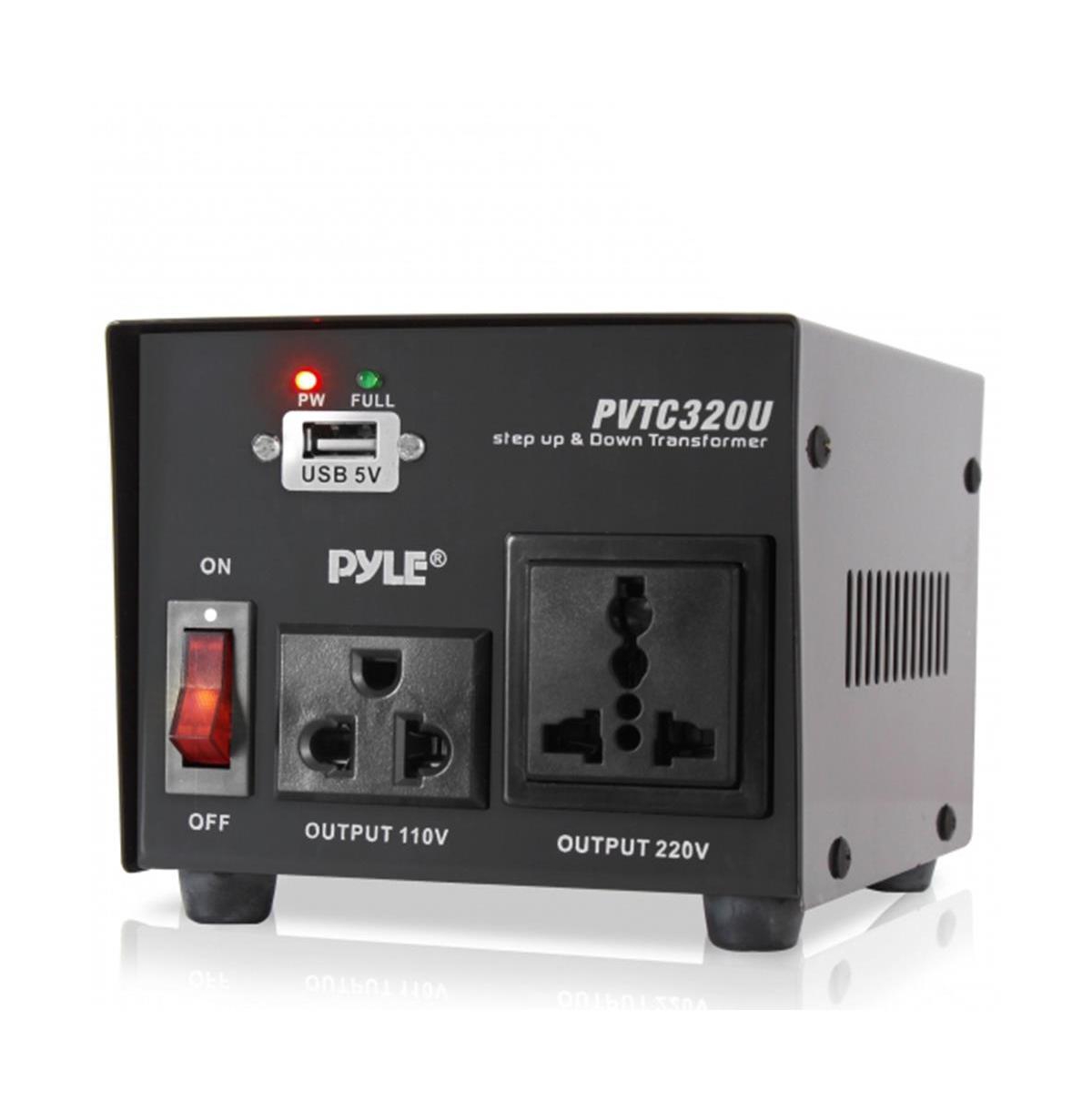 Step Up and Step Down Transformer - Power Supply Voltage Converter with Usb Charge Port (500 Watt) - Black