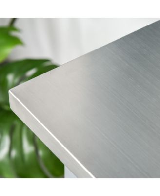 Kitchen Cart Rolling Trolley Shelves Drawers Cabinet Stainless Steel Top