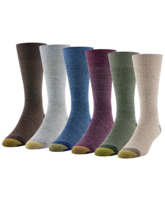 Gold Toe - Men's 6-Pk. Crew Socks