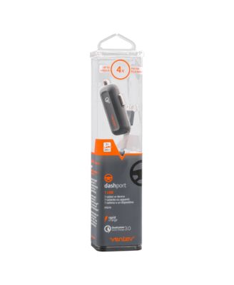 Ventev 24W ULTRAFAST USB-A Car Charger and USB-A to Micro-USB Cable
