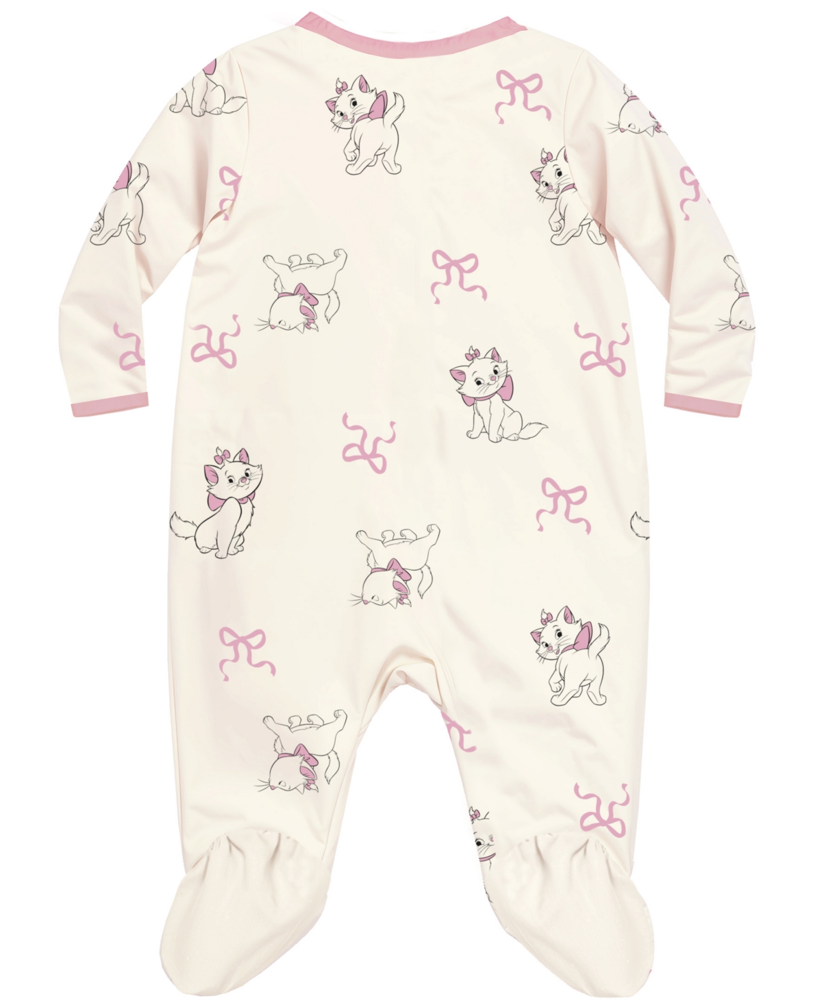 Disney Baby Girls 2-piece Marie The Cat Sleep N Play Coverall And Headband Set In Pink