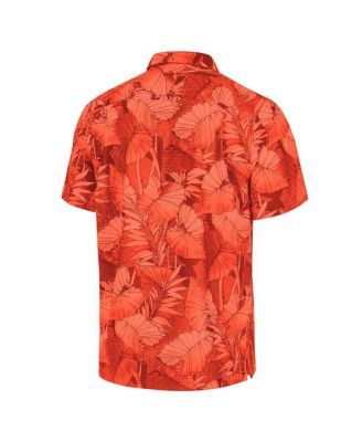 Men's Orange Chicago Bears Bahama Coast Nuevo Fronds Camp Button-Up Shirt