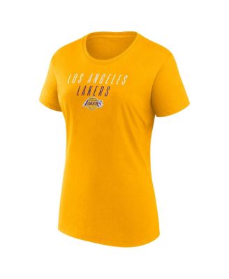 Women's Gold Los Angeles Lakers T-Shirt