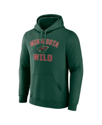 Men's Green Minnesota Wild Victory Arch Pullover Hoodie