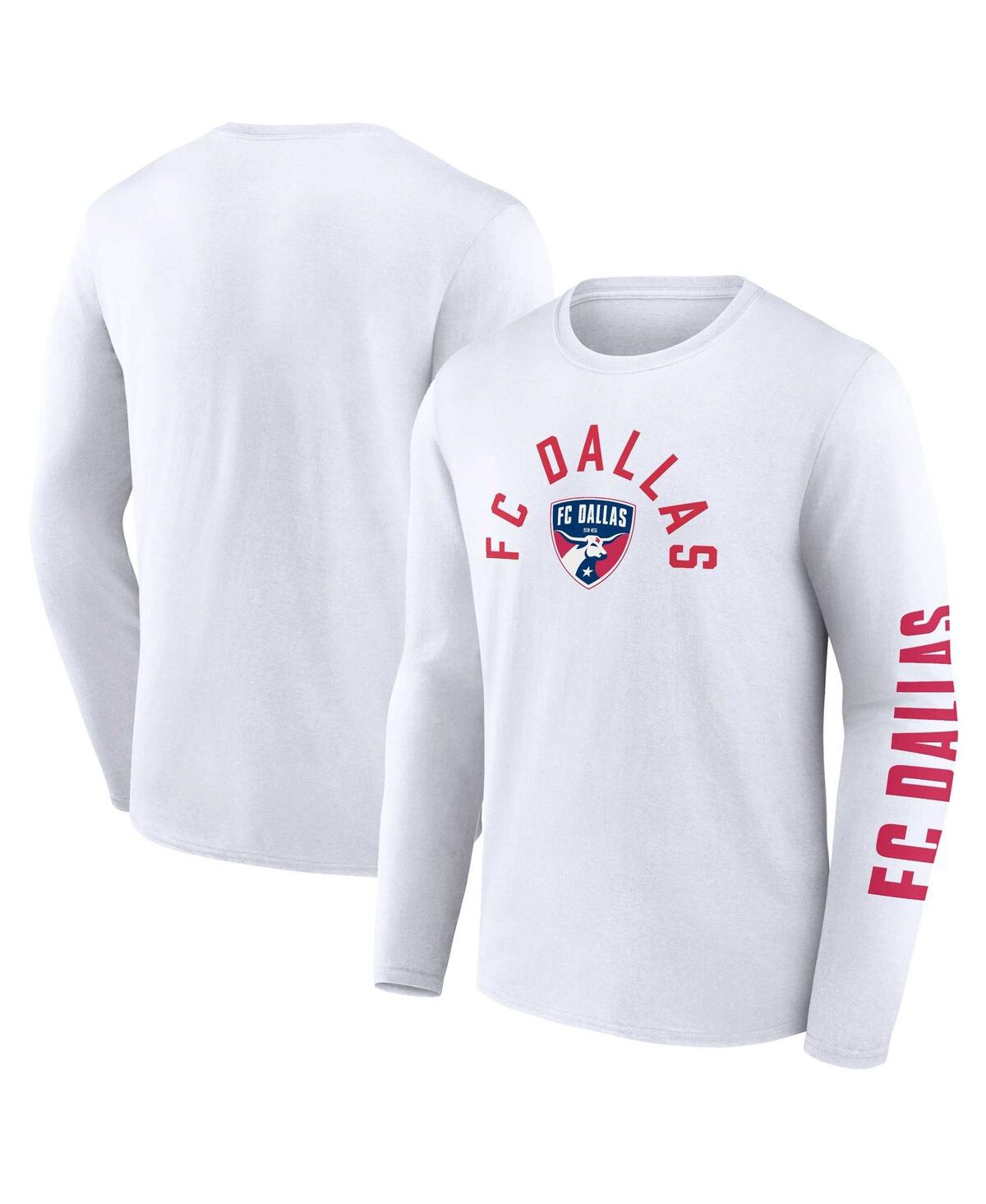 Men's White Fc Dallas Component Long Sleeve T-Shirt - White