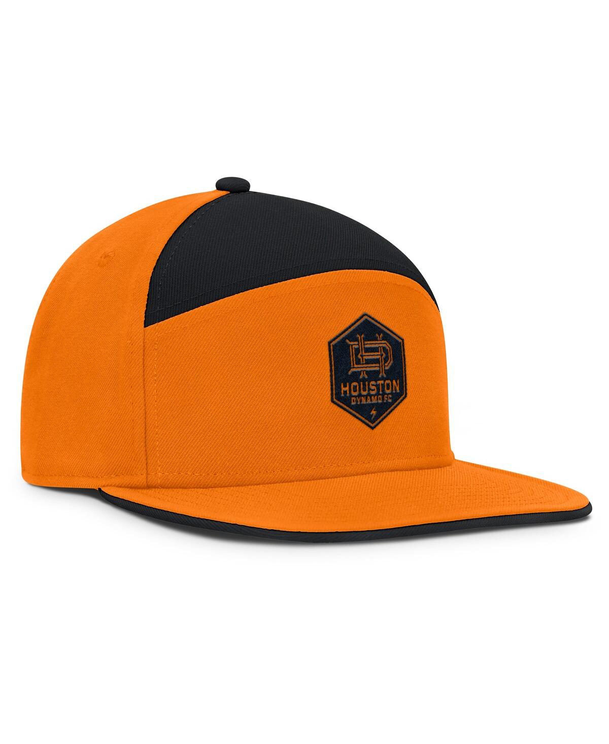 Fanatics Men's Orange Houston Dynamo Fc Mezzala Snapback Hat In Orange