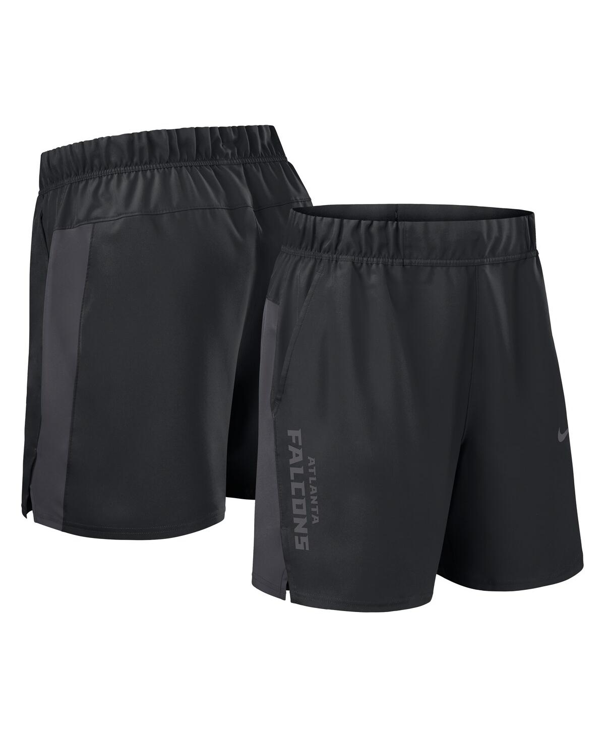 Men's Black Atlanta Falcons Woven Victory Performance Shorts - Black