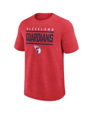 Men's Heather Red Cleveland Guardians Top Notch T-Shirt