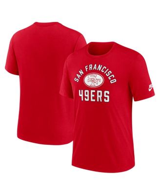 Nike - Men's Scarlet San Francisco 49ers Favorable Timeline Tri-Blend T-Shirt