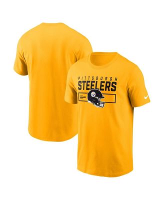 Nike - Men's Gold Pittsburgh Steelers Primetime Helmet Essential T-Shirt