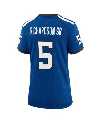 Women's Anthony Richardson Sr. Royal Indianapolis Colts Alternate Indiana Nights Game Jersey