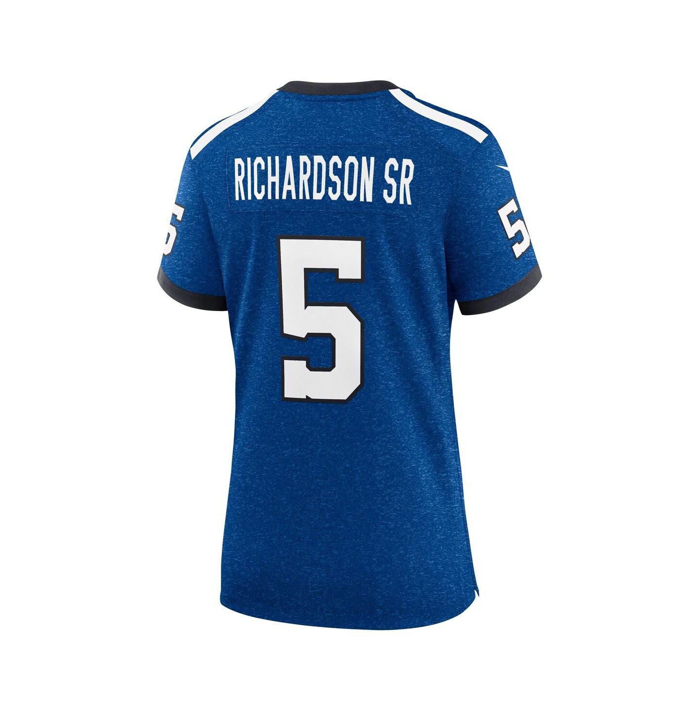 Женский топ Nike Anthony Richardson Sr. Royal Indianapolis Colts Alternate Indiana Nights Game Jersey — фото 3