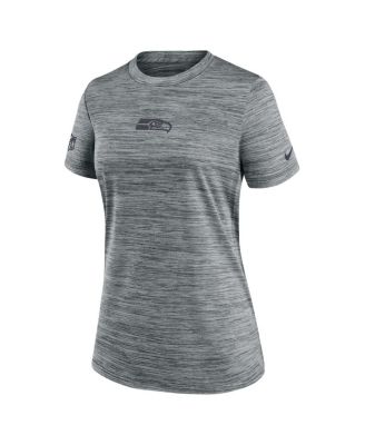 Women's Gray Seattle Seahawks Sideline Velocity Performance T-Shirt