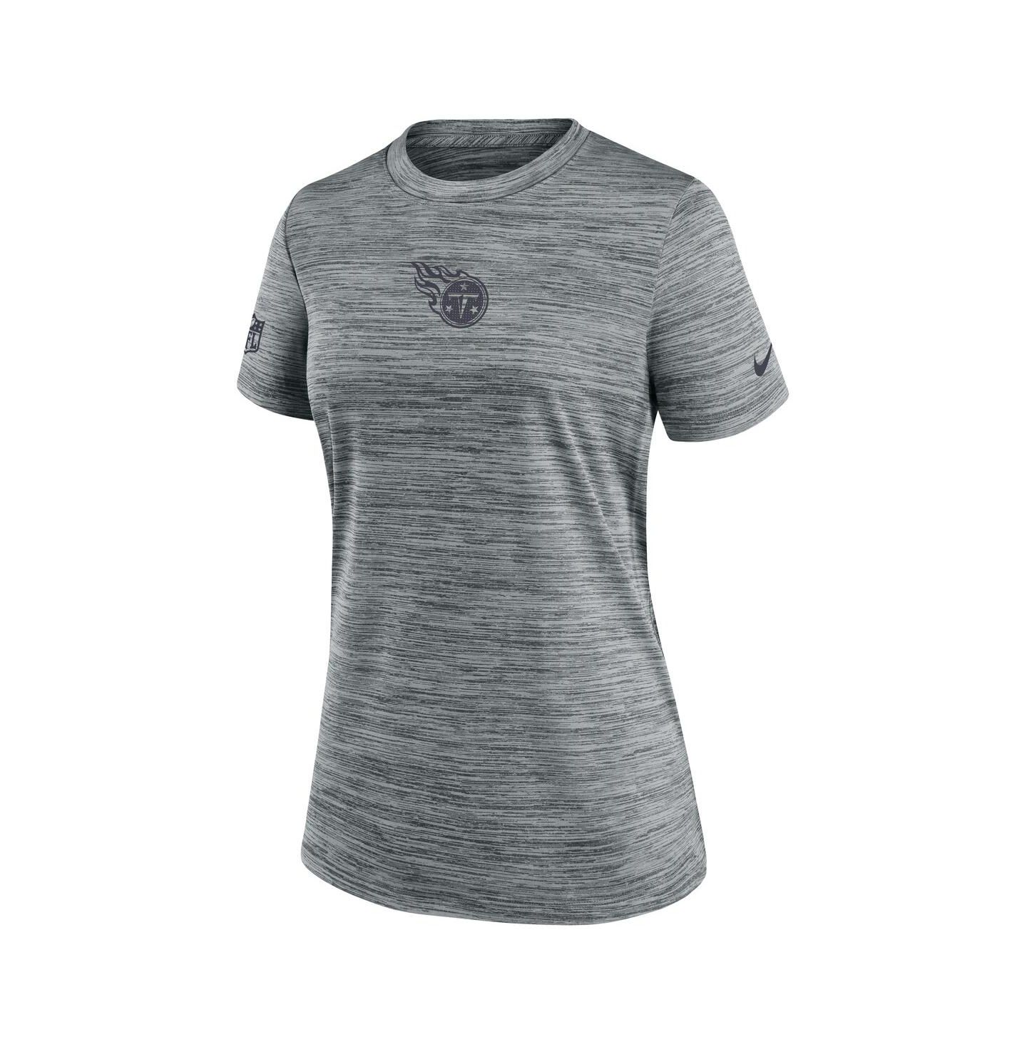 Женская футболка Nike Gray Tennessee Titans Sideline Velocity Performance — фото 3