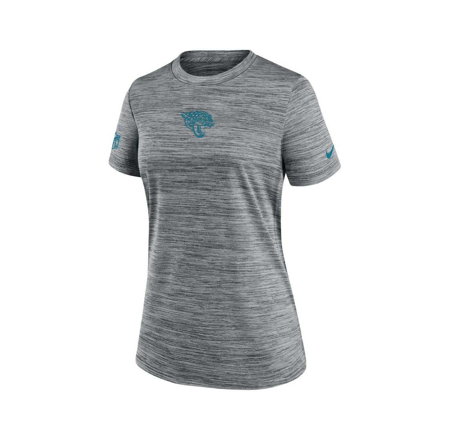 Women's Gray Jacksonville Jaguars Sideline Velocity Performance T-Shirt