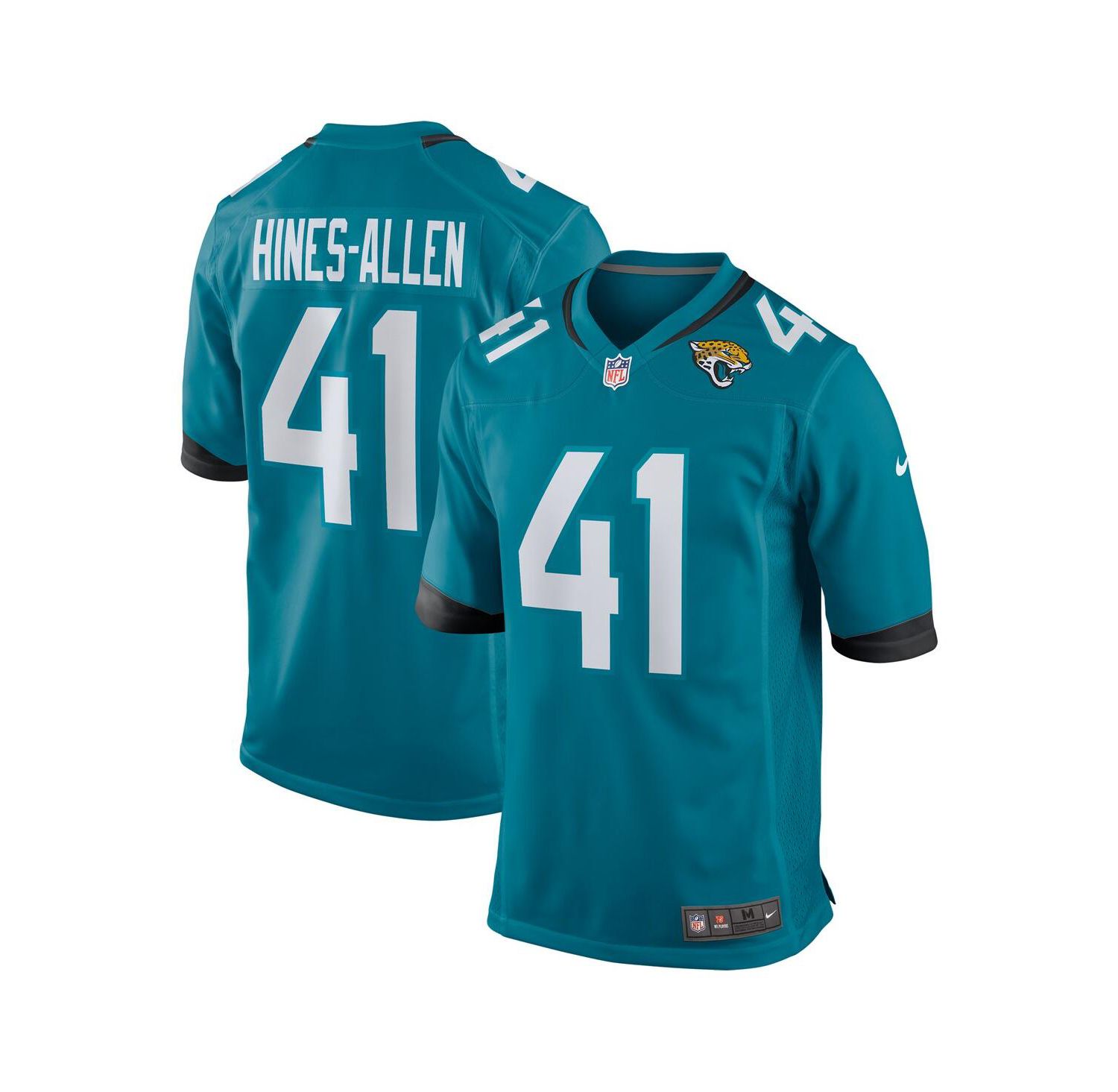 Men's Josh Hines-Allen Teal Jacksonville Jaguars Player Game Jersey