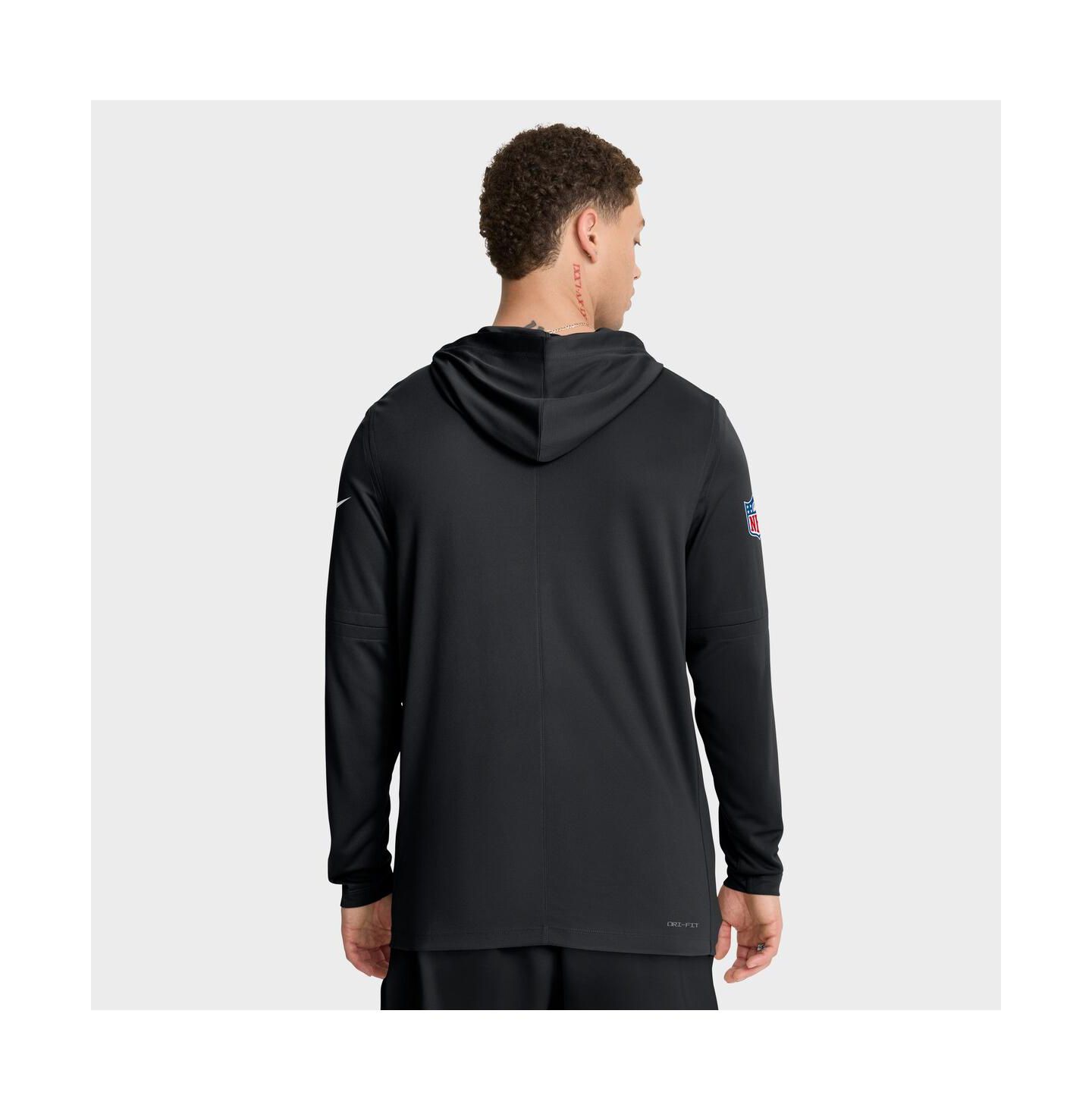 Мужское худи Nike Black Cincinnati Bengals Sideline Pure Fury Performance Long Sleeve T-Shirt — фото 2
