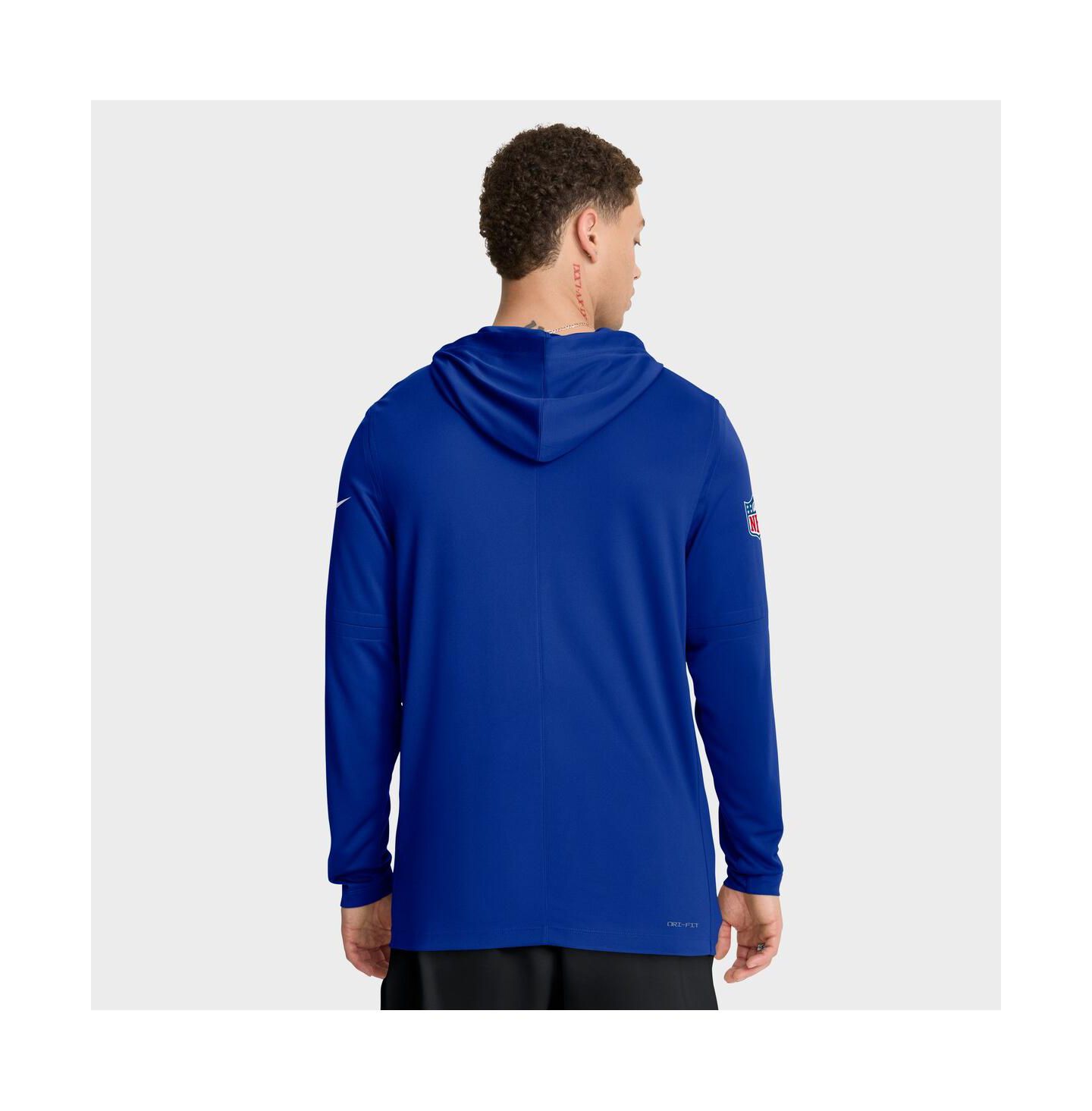 Мужское худи Nike Royal Buffalo Bills Sideline Pure Fury Performance Long Sleeve T-Shirt — фото 2