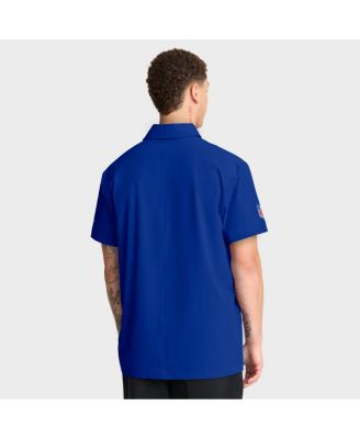 Men's Royal Buffalo Bills Sideline City Pride Woven Performance Polo Shirt