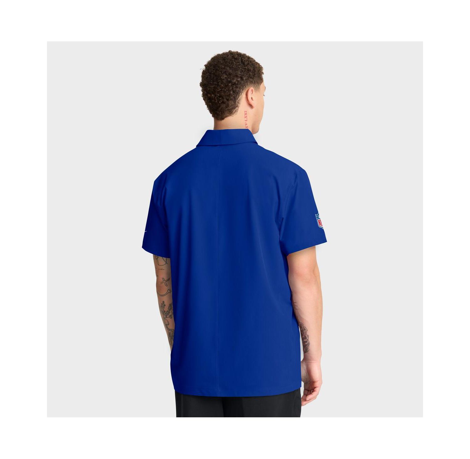 Men's Royal Buffalo Bills Sideline City Pride Woven Performance Polo Shirt