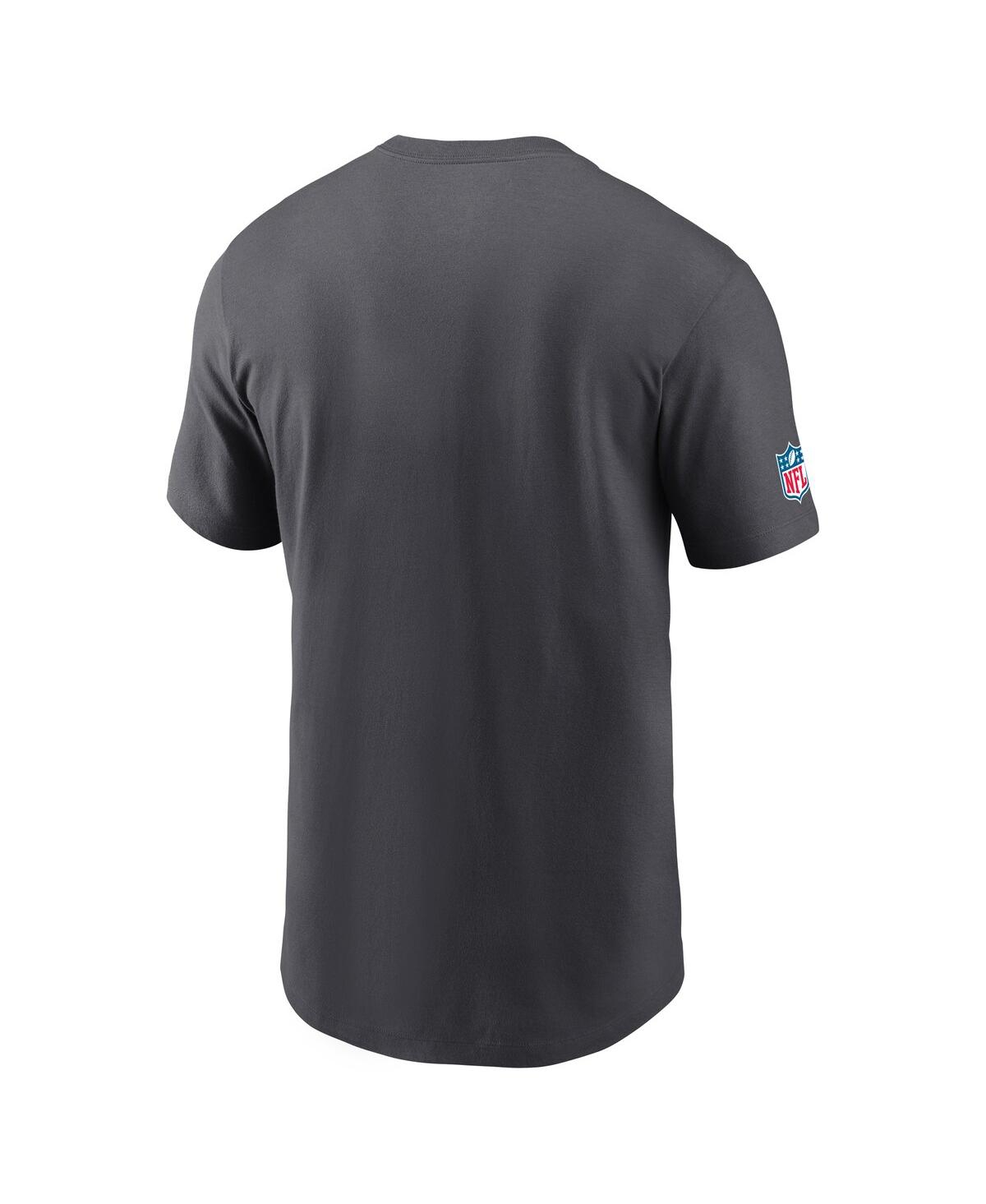 Nike Anthracite Miami Dolphins Alt Pack Onside Conversion Performance T-shirt In Gray