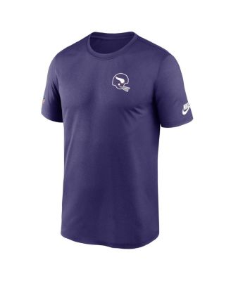 Men's Purple Minnesota Vikings Sideline Alt Pack Small Logo Legend Performance T-Shirt