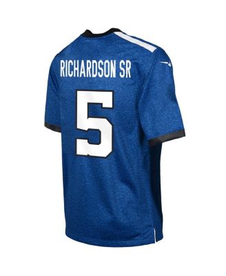 Big Boys and Girls Anthony Richardson Sr. Royal Indianapolis Colts Game Jersey